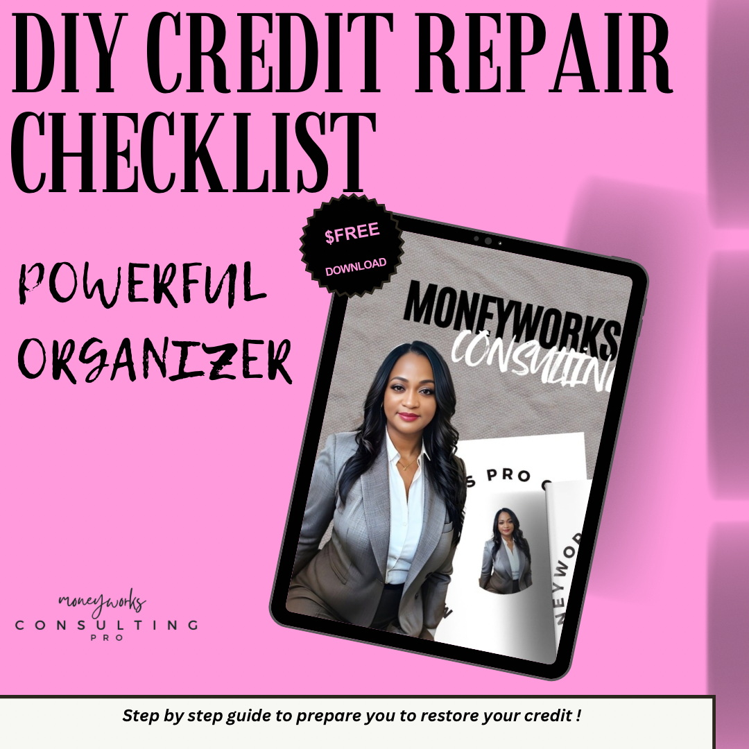 “Fix your credit like a pro! Grab the DIY Credit Repair Checklist and start your journey to financial freedom today!”